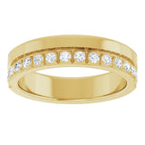 14K Yellow Gold 1/3 CTW Natural Diamond Anniversary Band
