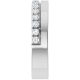 14K White Gold 1/3 CTW Lab-Grown Diamond  Anniversary Band