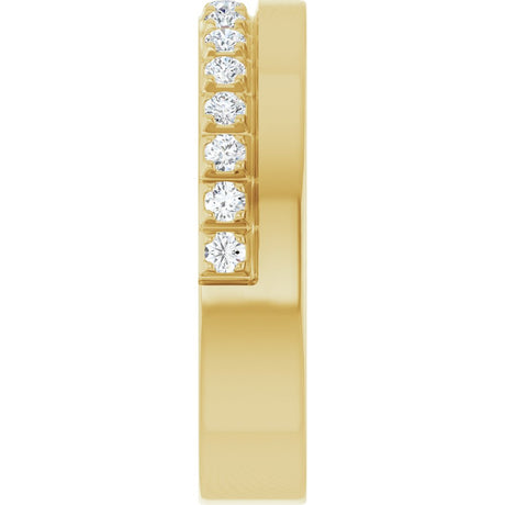 14K Yellow Gold 1/3 CTW Natural Diamond Anniversary Band