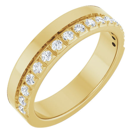 14K Yellow Gold 1/3 CTW Lab-Grown Diamond  Anniversary Band