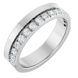 14K White Gold 1/3 CTW Lab-Grown Diamond  Anniversary Band