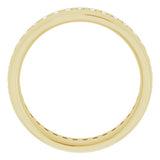 14K Yellow Gold 1/2 CTW Lab-Grown Diamond Band