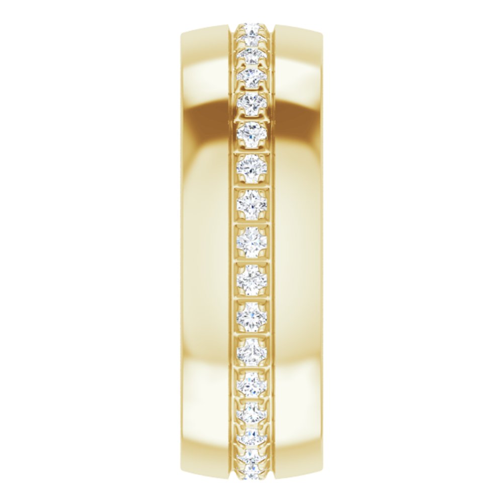 14K Yellow Gold 1/2 CTW Lab-Grown Diamond Band