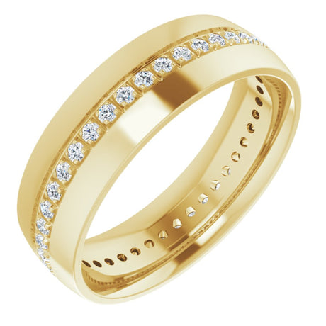 14K Yellow 1/2 CTW Natural Diamond Ring