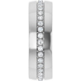 14K White Gold 1/2 CTW Lab-Grown Diamond Band