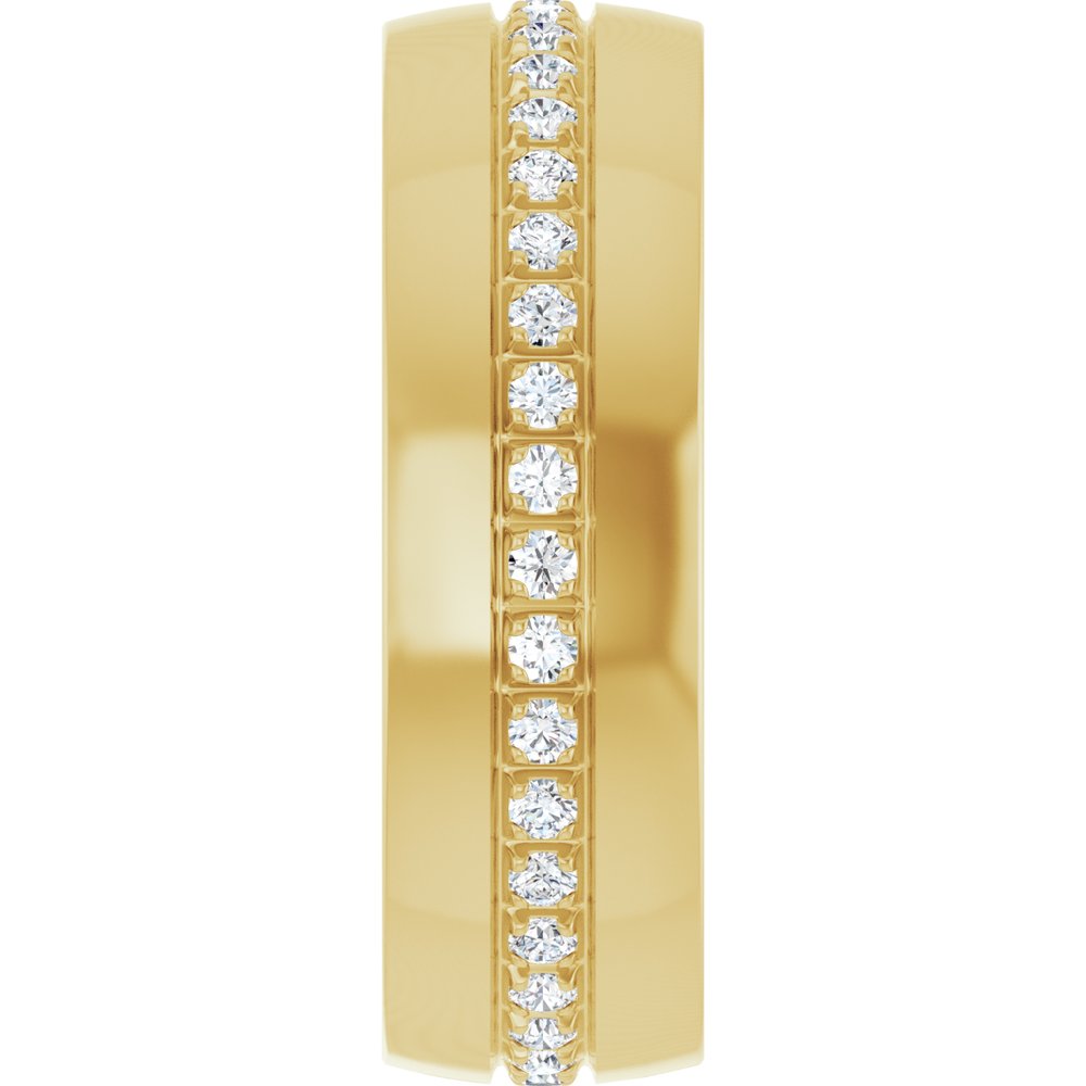 14K Yellow Gold 1/2 CTW Lab-Grown Diamond Band