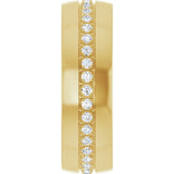 14K Yellow Gold 1/2 CTW Lab-Grown Diamond Band
