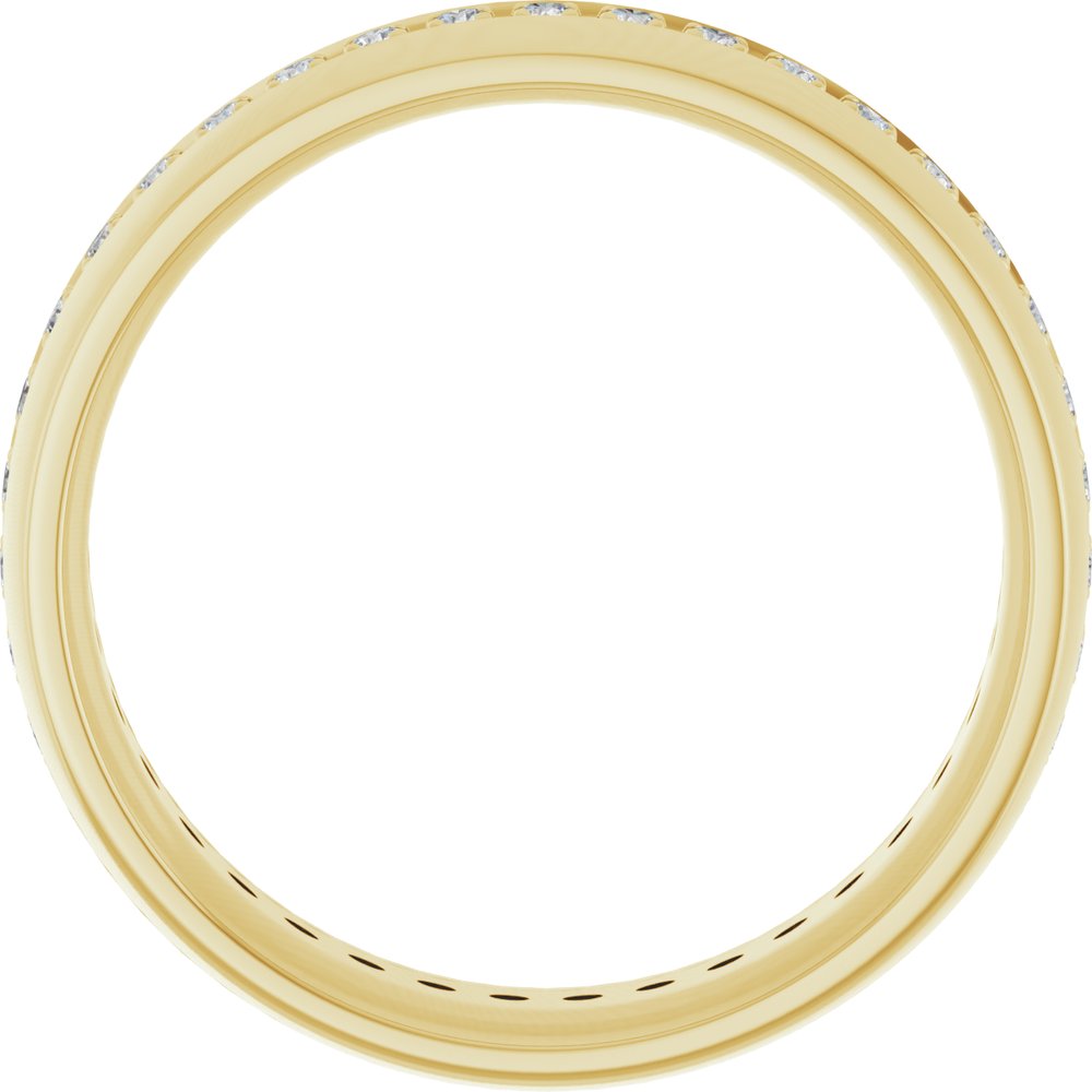 14K Yellow Gold 1/2 CTW Lab-Grown Diamond Band