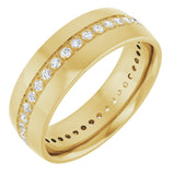14K Yellow Gold 1/2 CTW Lab-Grown Diamond Band