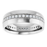 14K White Gold 1/2 CTW Lab-Grown Diamond Band