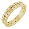 14K Yellow 3/8 CTW Natural Diamond Ring