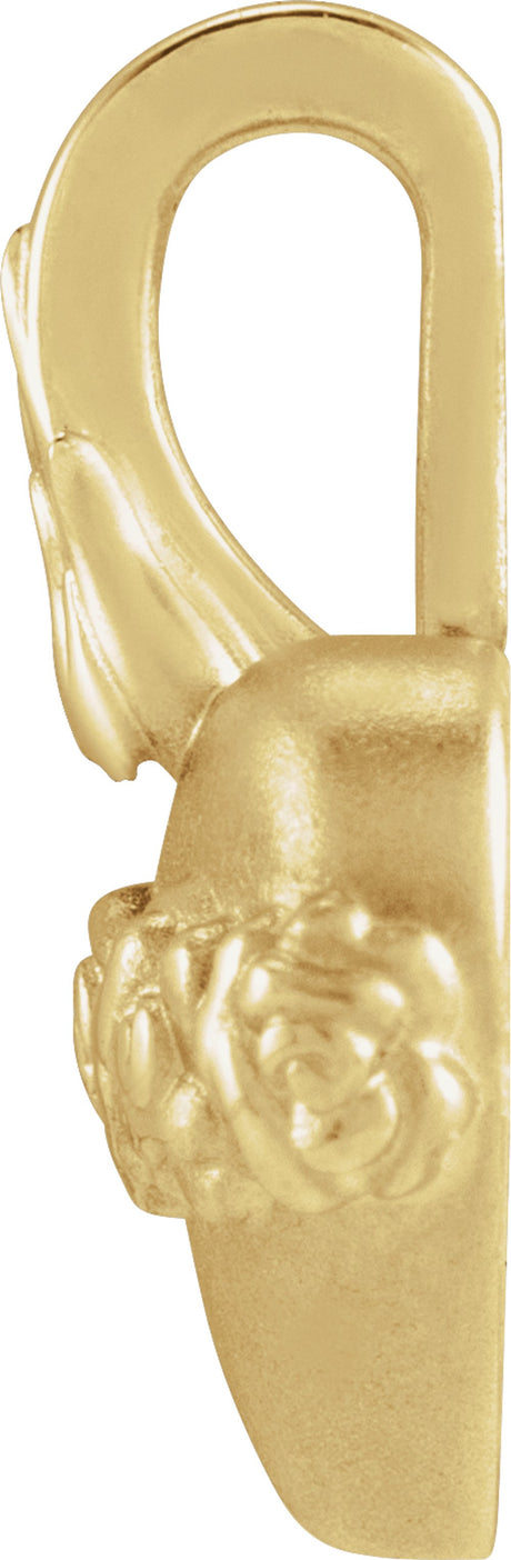 14K Yellow Gold Immaculate Heart Of Mary Pendant