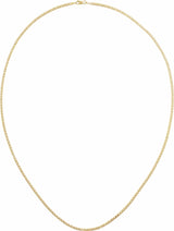 14K Yellow 2.25 mm Curbed Anchor 16" Chain