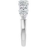 14K White 1 CTW Lab-Grown Diamond Anniversary Band