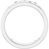 14K White Gold 1/8 CTW Natural Diamond Star Band Size 7