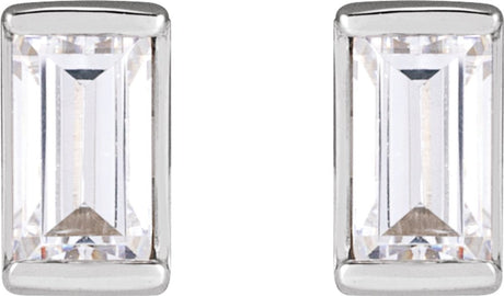 14K White 1/5 CTW Natural Diamond Stud Earrings