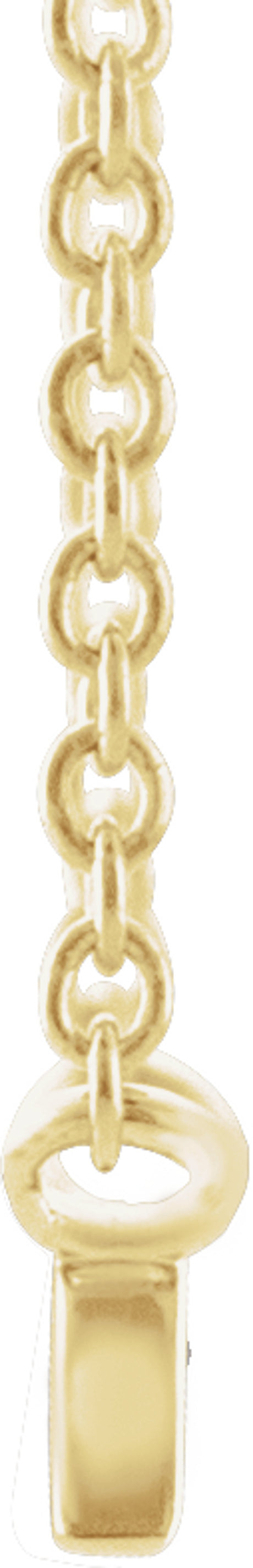 14K Yellow Gold Mama 16" Necklace