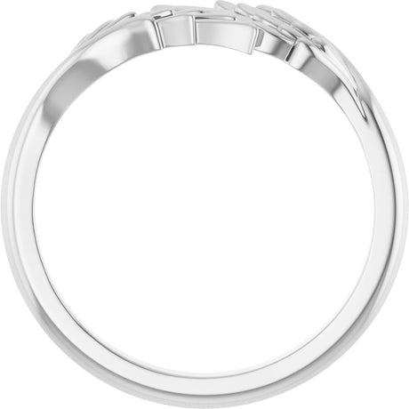 Sterling Silver Angel Wings Ring
