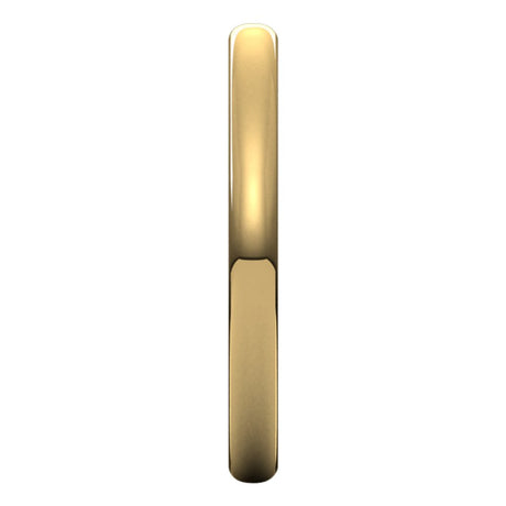 10K Yellow Gold 2.5 mm Comfort-Fit European-Style Band Size 10
