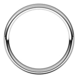 Sterling Silver 4.5 mm Comfort-Fit European-Style Band Size 10