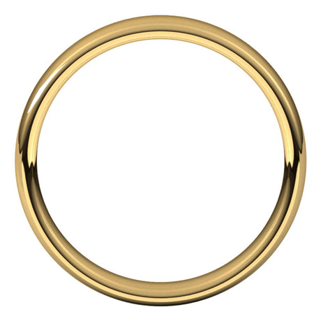 14K Yellow 4.5 mm Comfort-Fit Standard Weight European-Style Band