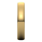 14K Yellow Gold 4.5 mm Comfort-Fit European-Style Band Size 5