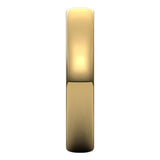 10K Yellow 4.5 mm Comfort-Fit European-Style Band