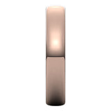 10K Rose 4.5 mm Comfort-Fit European-Style Band Size 10