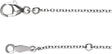 Platinum 1.2 mm Adjustable Cable 16-18" Chain
