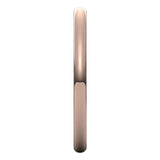 14K Rose Gold 2 mm Lightweight Comfort-Fit European-Style Band Size 7