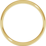 18K Yellow 6 mm Comfort-Fit Lightweight European-Style Band