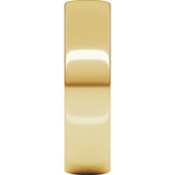 18K Yellow 6 mm Lightweight Comfort-Fit European-Style Band Size 10.5