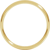18K Yellow 4 mm Lightweight Comfort-Fit European-Style Band