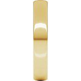 18K Yellow 4 mm Lightweight Comfort-Fit European-Style Band