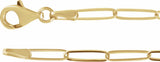 14K Yellow Gold 1/8 CTW Natural Diamond Heart 7" Bracelet