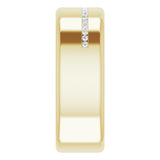 14K Yellow 0.08 CTW Natural Diamond Band