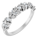 14K White Gold 1/4 CTW Natural Diamond Anniversary Band