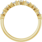 14K Yellow Gold 1/4 CTW Natural Diamond Anniversary Band