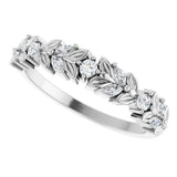 14K White Gold 1/4 CTW Natural Diamond Anniversary Band