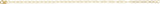 10K Yellow Gold 2.1 mm Paperclip-Style 7" Chain
