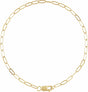 14K Yellow Gold Filled 2.1 mm Paperclip-Style 7" Chain