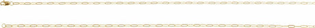 14K Yellow Gold-Filled 2.1 mm Paperclip-Style 24" Chain