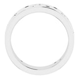 14K White Gold 1/8 CTW Natural Diamond Star Band Size 6