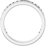14K White Gold 9/10 CTW Lab-Grown Diamond Anniversary Band Size 7