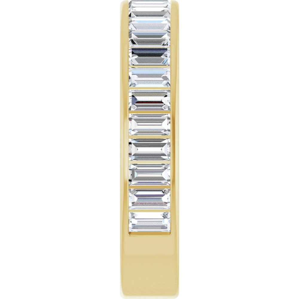 14K Yellow Gold 9/10 CTW Lab-Grown Diamond Anniversary Band Size 7