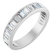 14K White Gold 9/10 CTW Lab-Grown Diamond Anniversary Band Size 7