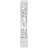 14K White Gold 3/4 CTW Lab-Grown Diamond Anniversary Band Size 7