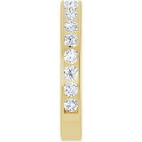 14K Yellow Gold 3/4 CTW Lab-Grown Diamond Anniversary Band Size 7