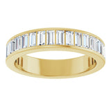 14K Yellow Gold 1 1/5 CTW Lab-Grown Diamond Anniversary Band Size 5.5