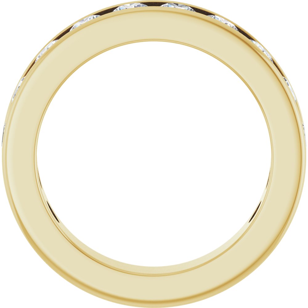 14K Yellow Gold 1 1/4 CTW Lab-Grown Diamond Anniversary Band Size 5.5